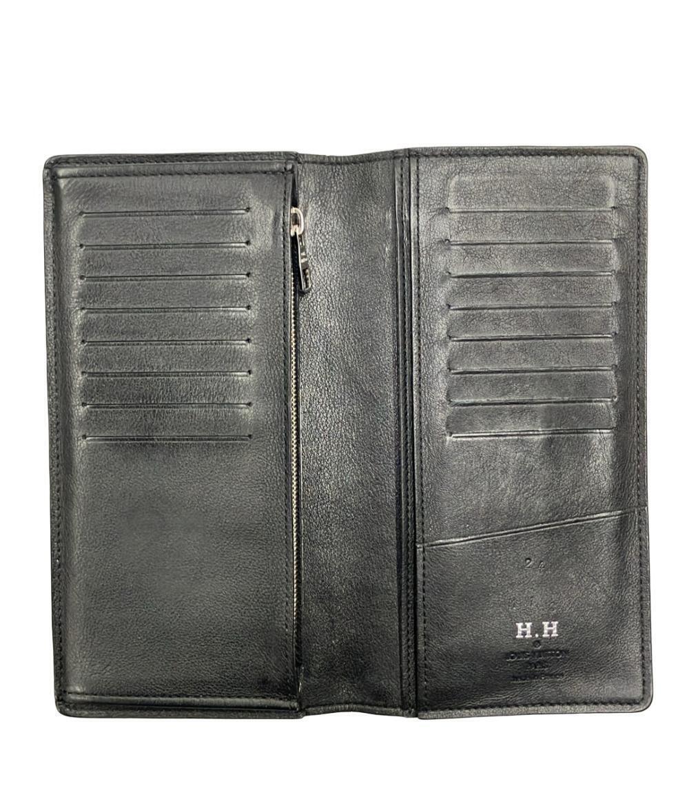 Louis Vuitton Brazza Long Wallet Taurillon Portefeuille Black